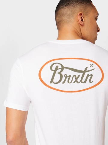 Brixton T-Shirt 'PARSONS' in Weiß
