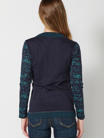 KOROSHI Shirt in Blauw