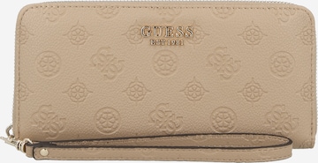 Porte-monnaies 'ELLA' GUESS en beige : devant