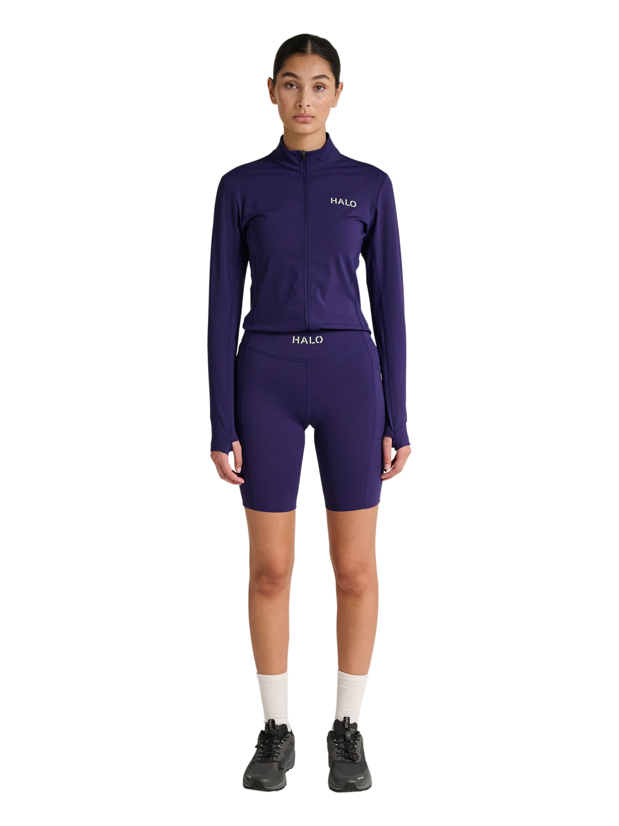 HALO Skinny Workout Pants in Purple