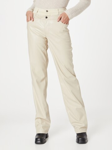 Misspap Regular Broek in Beige: voorkant