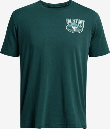 UNDER ARMOUR Performance Shirt 'Projekt Rock Day' in Green: front