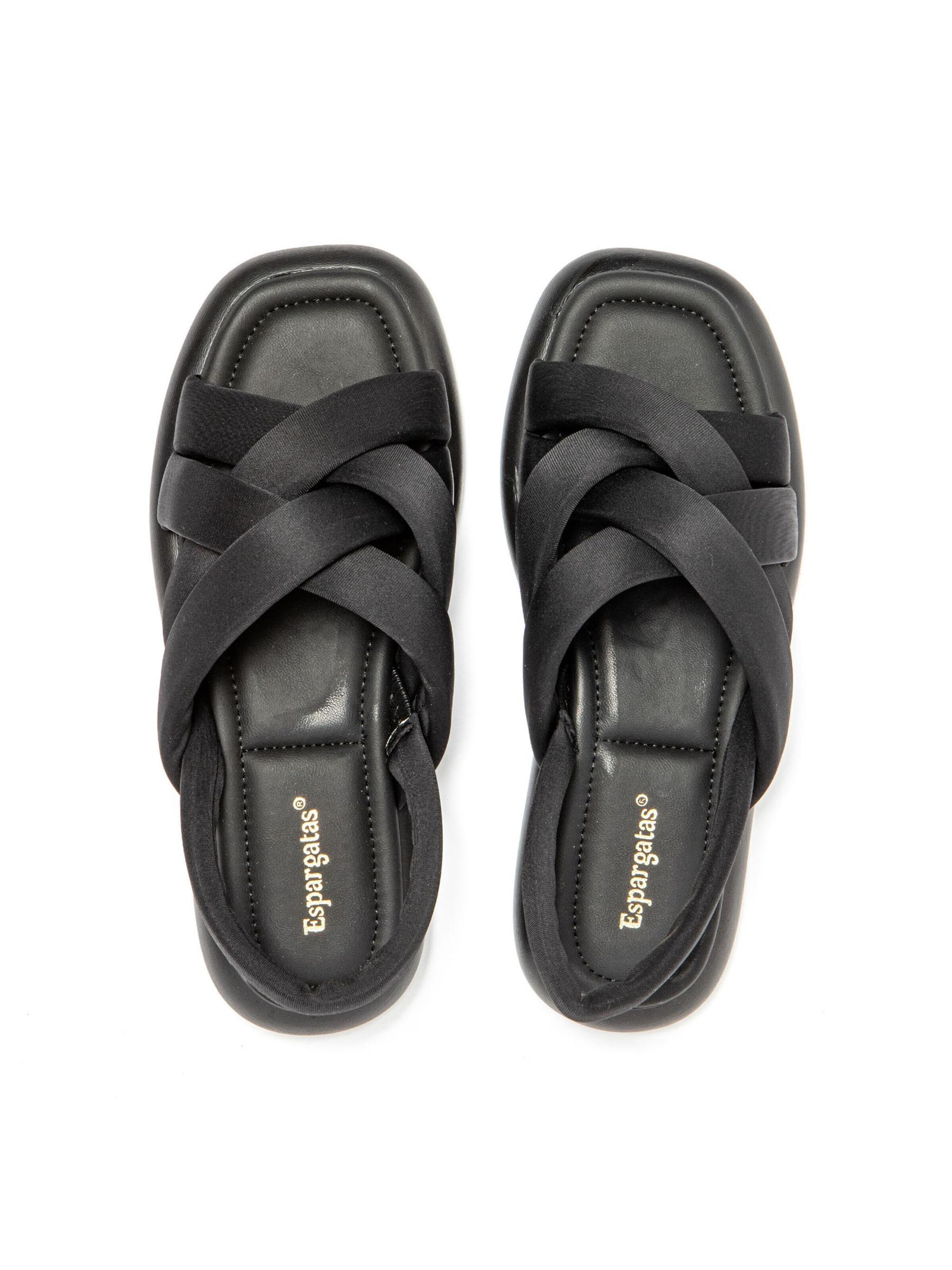 Sandales 'Yakai' Espargatas en noir