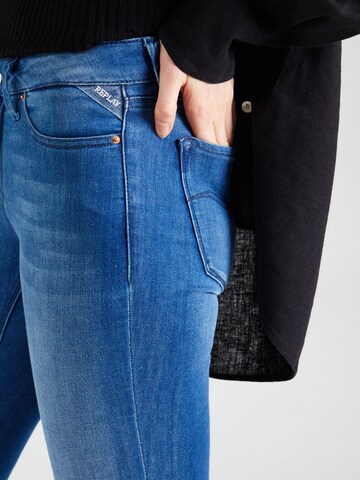 Skinny Jeans 'NEW LUZ' di REPLAY in blu