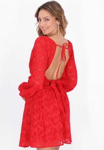 Chemisier 'Festive' faina en rouge : devant