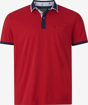 Charles Colby Poloshirt ' Earl Spencer ' in Rot: predná strana