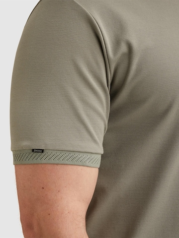 T-Shirt 'Polo shirt in interlock jersey with texture' VANGUARD en vert