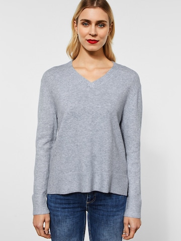 STREET ONE Sweater in Grey: front