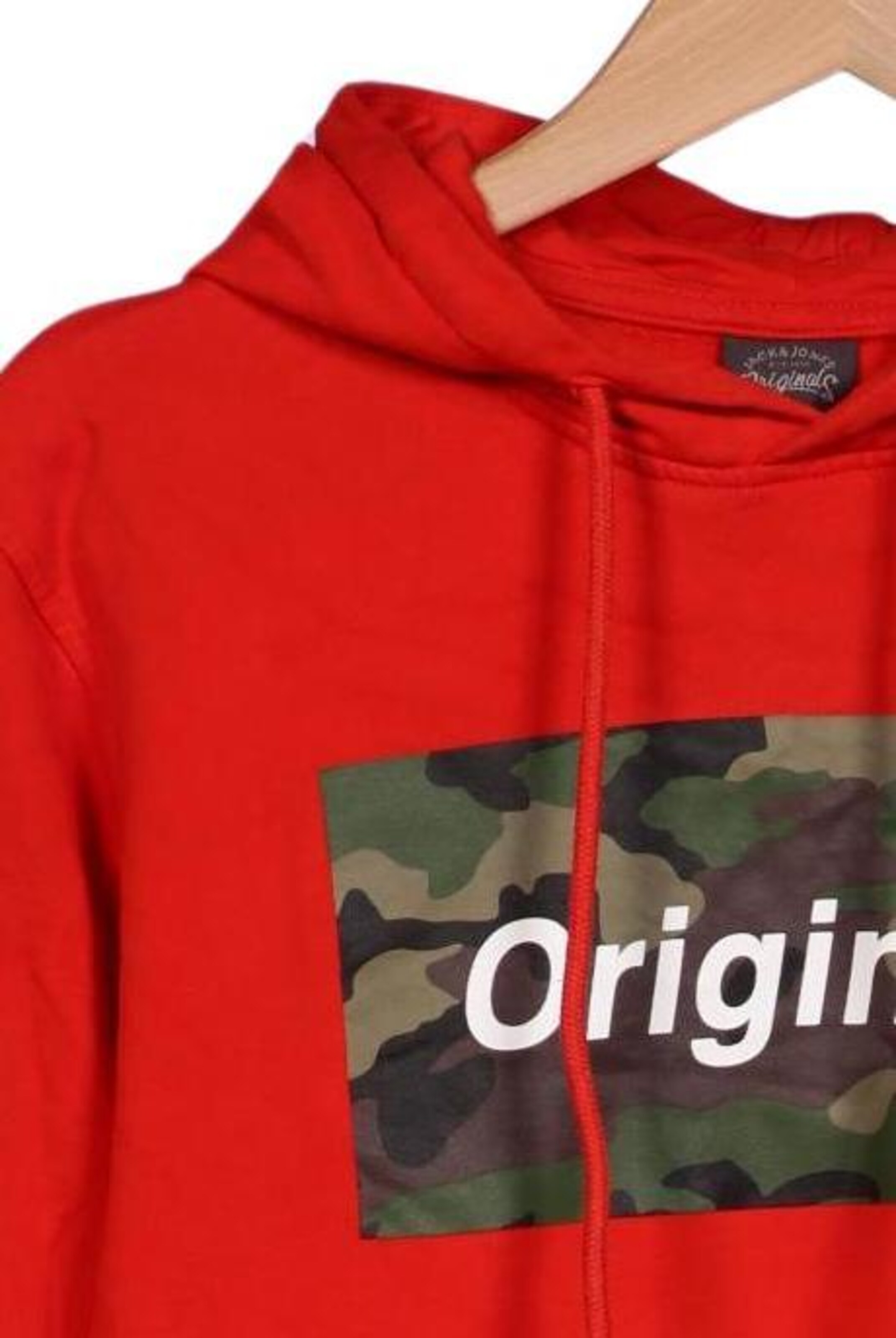 JACK & JONES Kapuzenpullover L in Rot