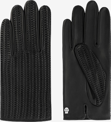 Roeckl Full Finger Gloves 'Treviso' in Black: front