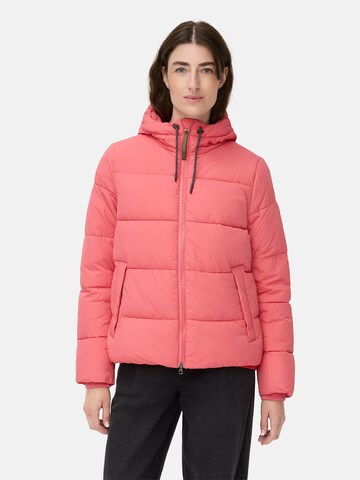 CAMEL ACTIVE Pufferjacke mit Kapuze in Pink: Vorderseite