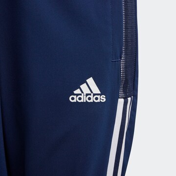 Tapered Pantaloni sportivi 'Tiro 21 ' di ADIDAS PERFORMANCE in blu