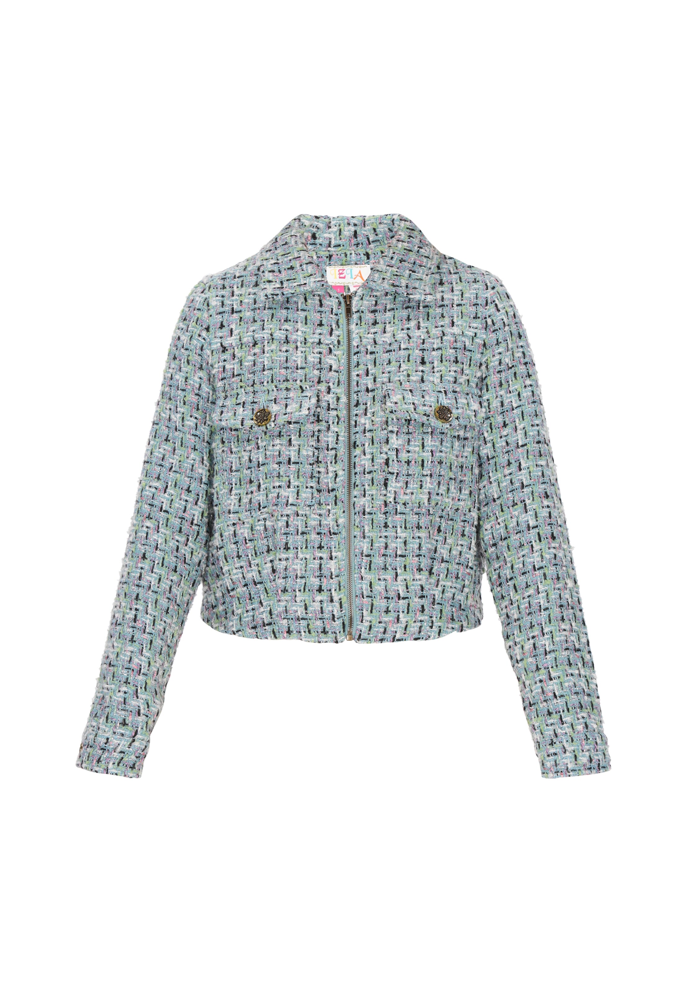 Veste mi-saison 'Festival' IZIA en bleu : devant