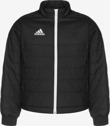 ADIDAS PERFORMANCE Athletic Jacket in Black: front