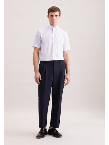 SEIDENSTICKER Regular Fit Hemd ' Schwarze Rose ' in Weiß