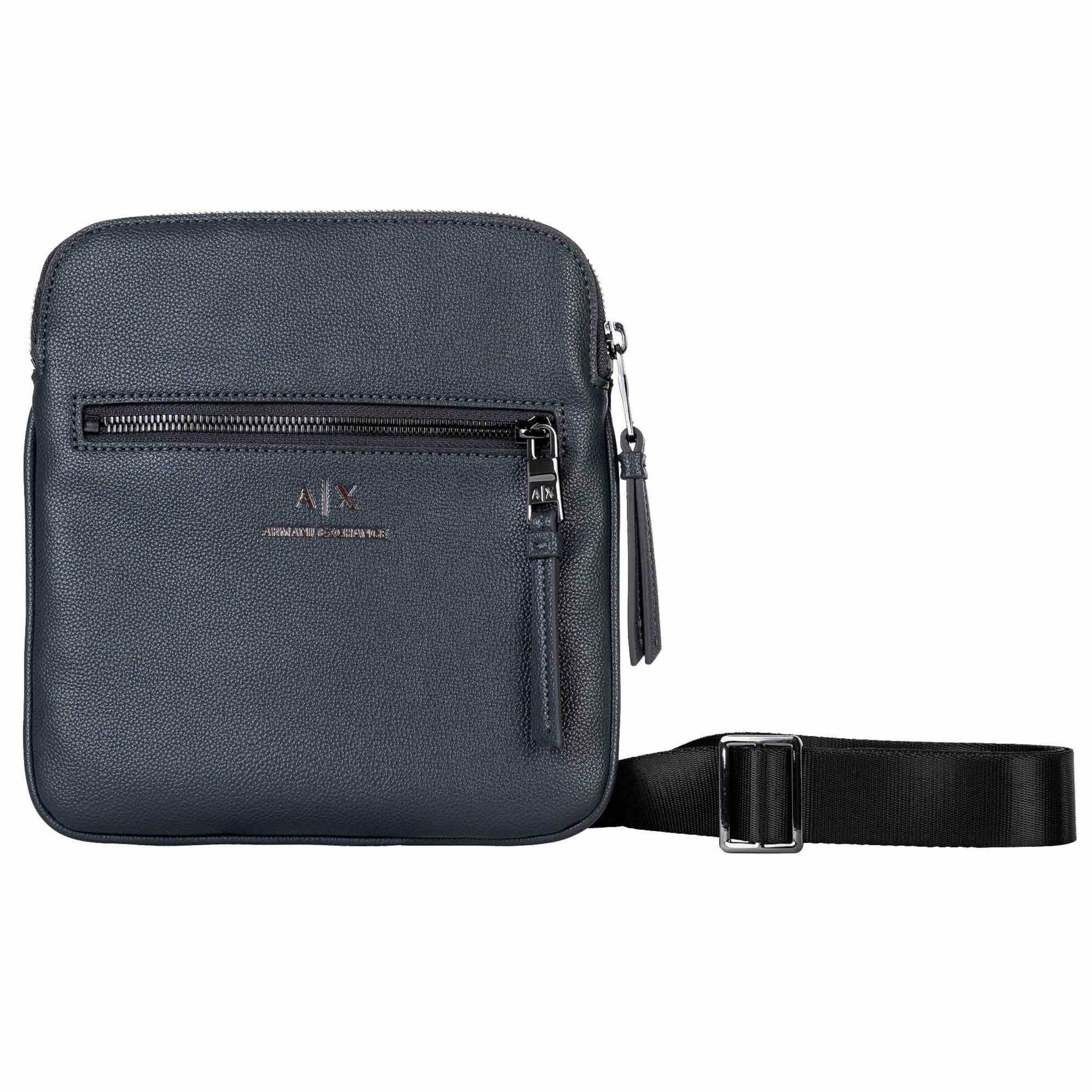 Borsa a tracolla di ARMANI EXCHANGE in blu: frontale