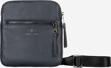 ARMANI EXCHANGE - Bolso de hombro en azul: frente
