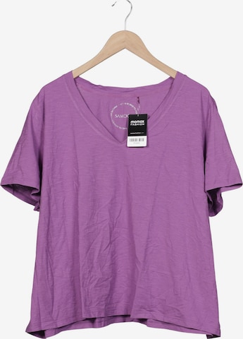 SAMOON T-Shirt 6XL in Lila: Vorderseite