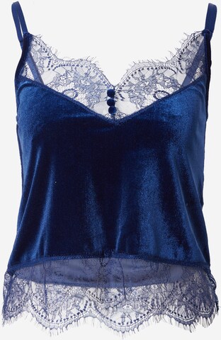 Chemise de nuit Hunkemöller en bleu : devant