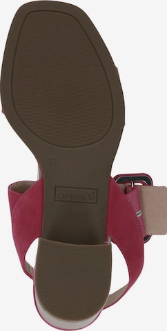 CAPRICE Sandal i rosa