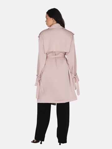 OW Collection Overgangsfrakke i pink