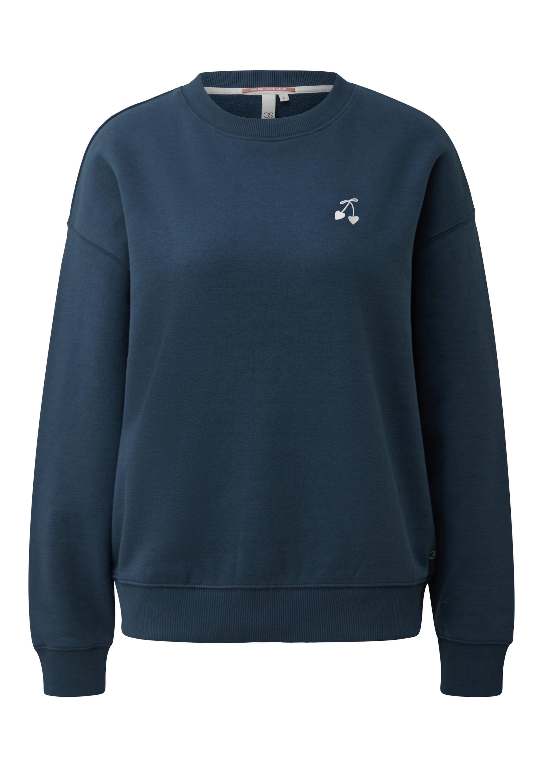 QS Sweatshirt in Blau: Vorderseite