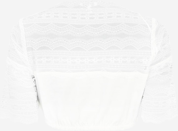 MARJO Блуза в традиционен стил 'Gusta Finja' в бяло