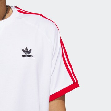 T-Shirt 'Sst 3-Stripes' ADIDAS ORIGINALS en blanc