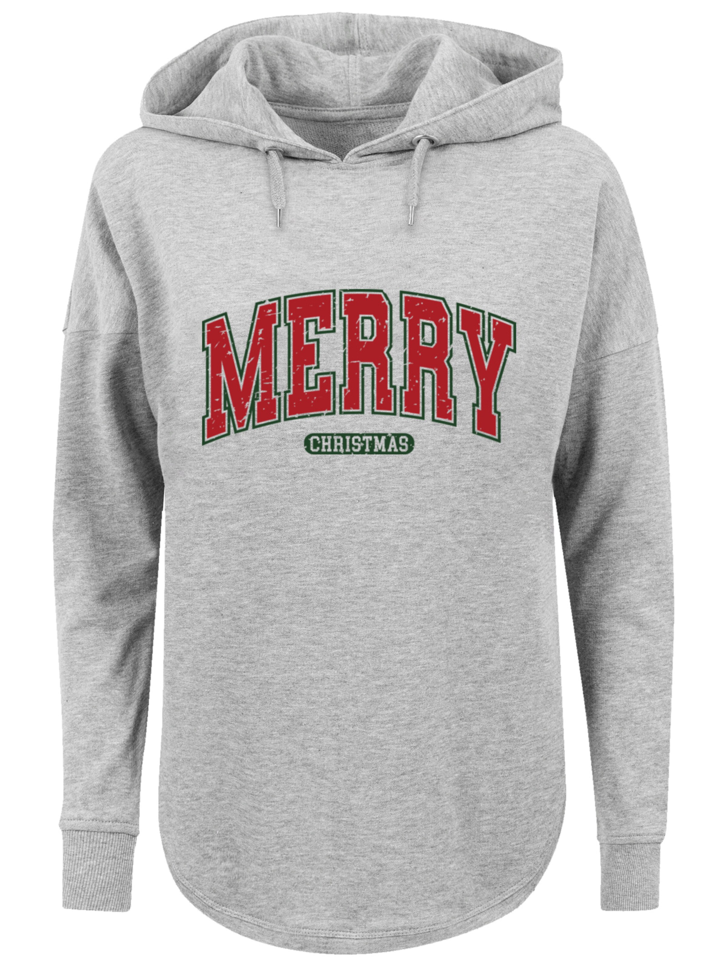 F4NT4STIC Sweatshirt in Grijs: voorkant