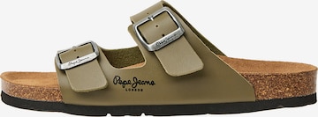 Pepe Jeans Pantolette 'OBAN CLASSIC 3' in Grün: predná strana