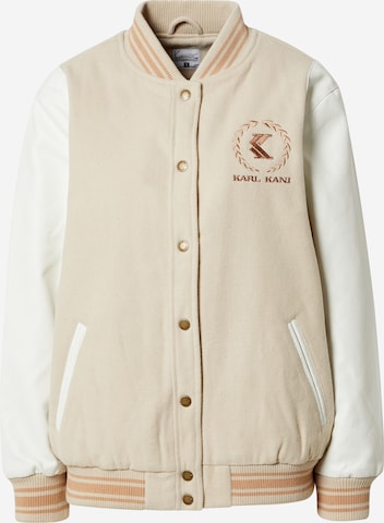 Karl Kani - Chaqueta de entretiempo en beige: frente