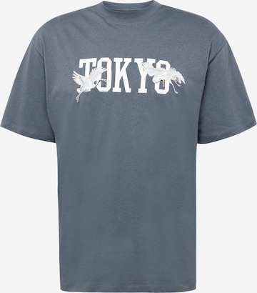 T-Shirt TOPMAN en gris : devant