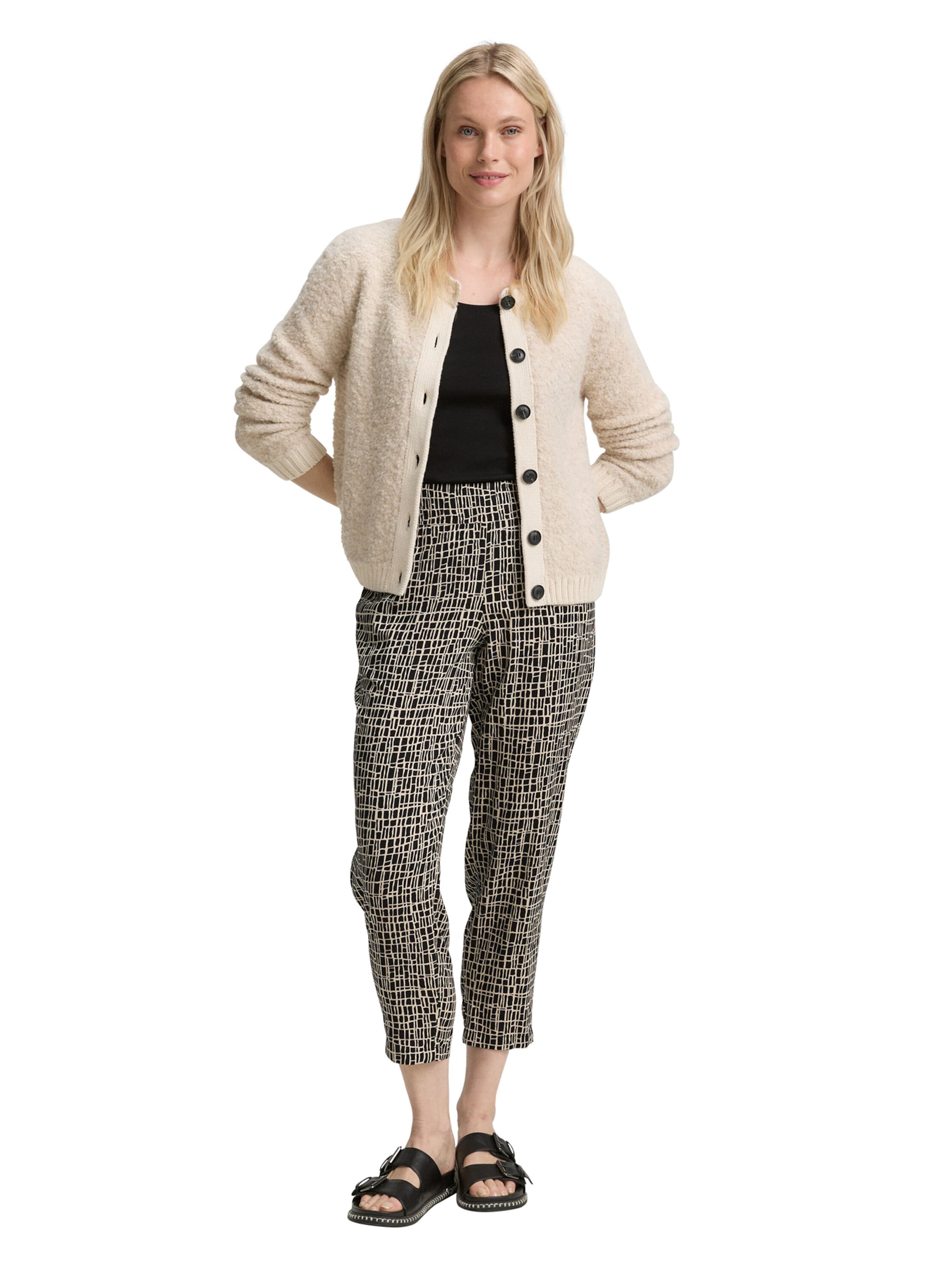 TOM TAILOR Loose fit Pants in Black