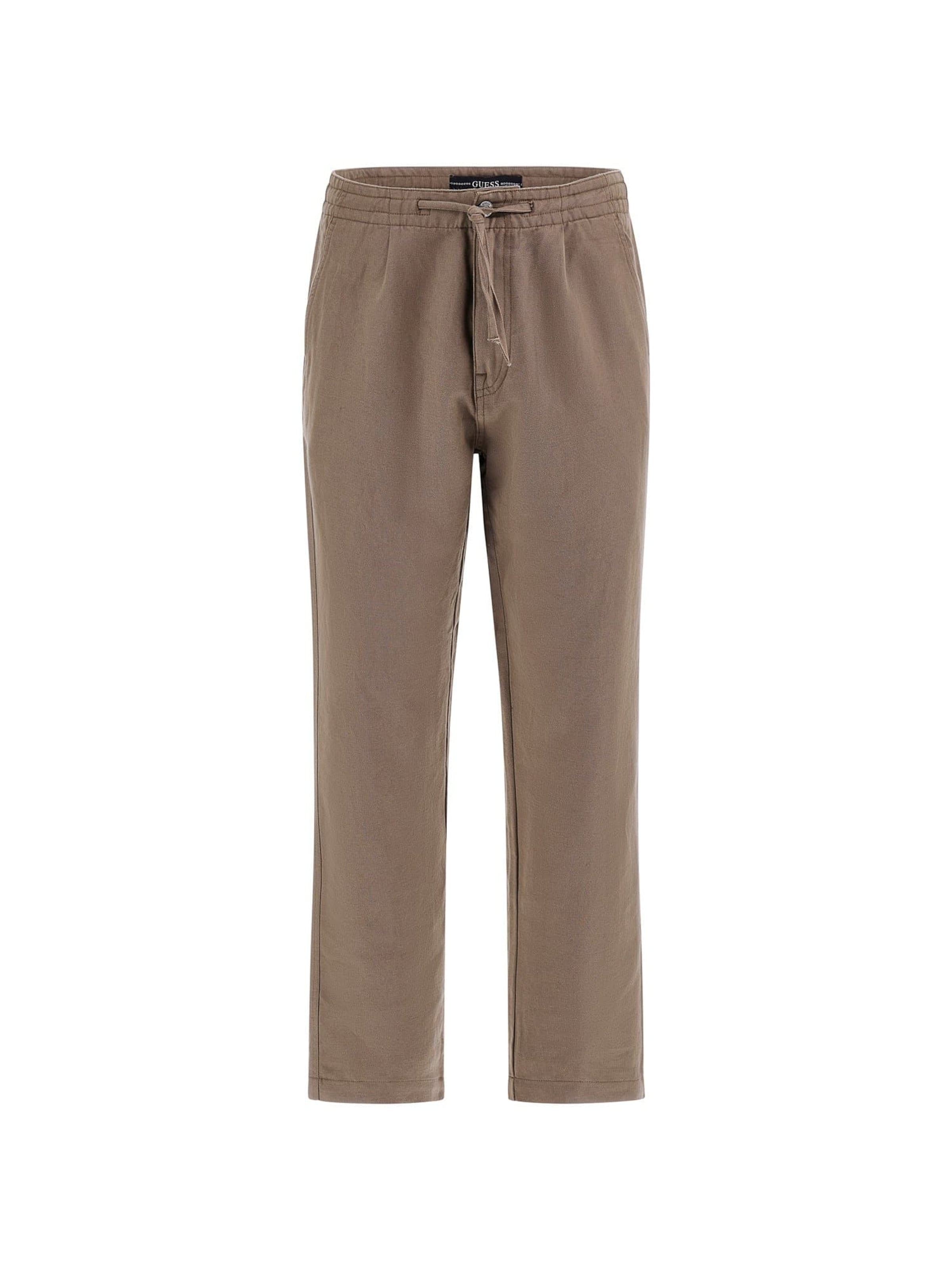 GUESS Loosefit Hose in Braun: Vorderseite