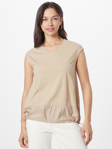 COMMA T-Shirt in Beige: predná strana