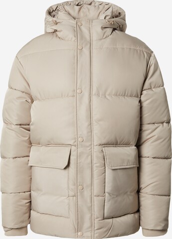 DAN FOX APPAREL Winter jacket 'Jayson' in Grey: front