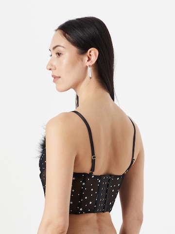 Nasty Gal Corsage in Schwarz