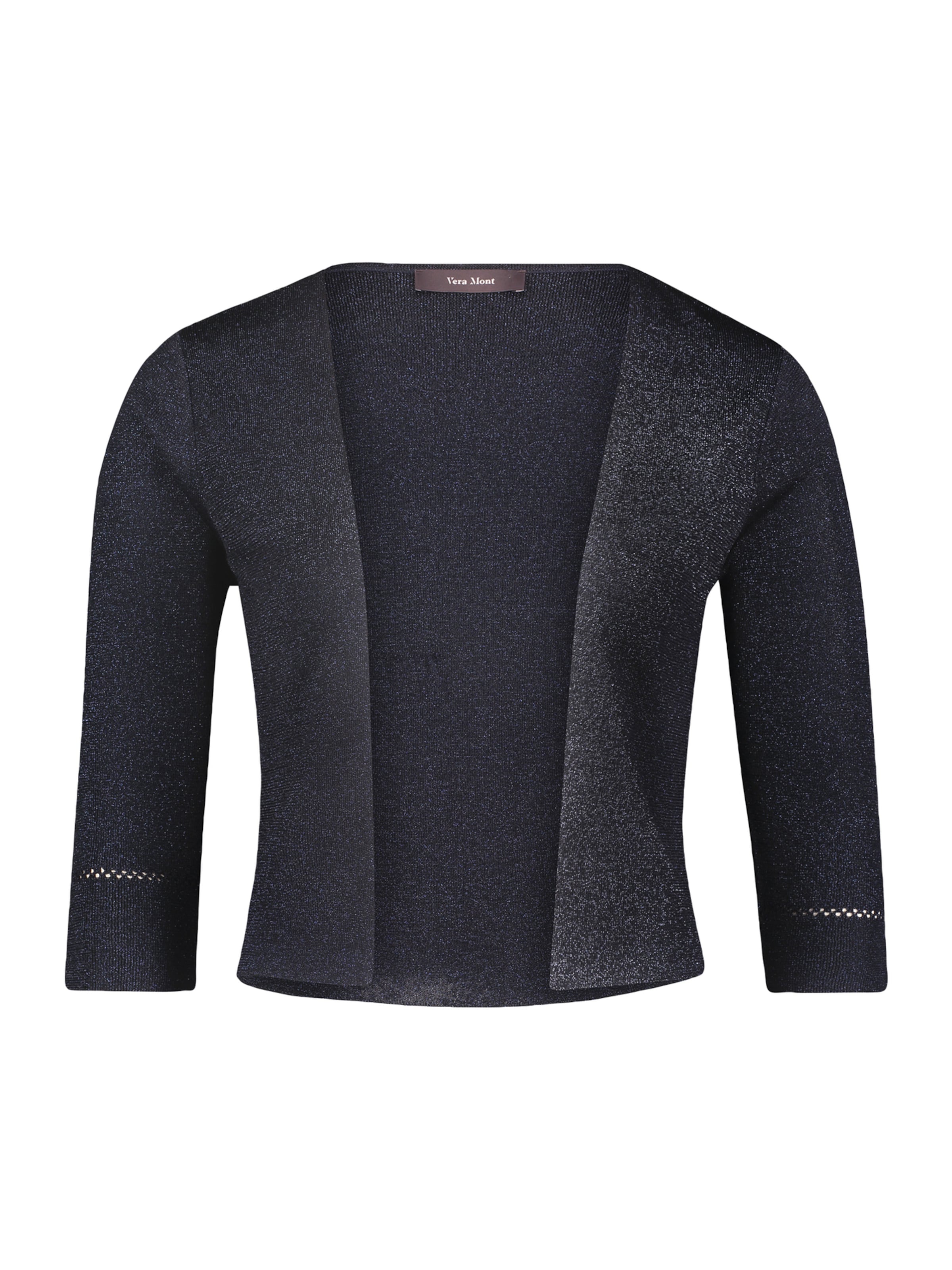 Vera Mont Strickjacke in Blau: Vorderseite