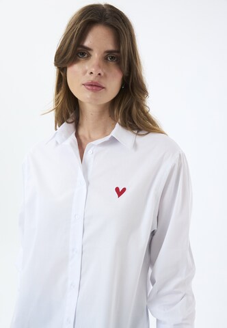 Chemisier Felix Hardy en blanc