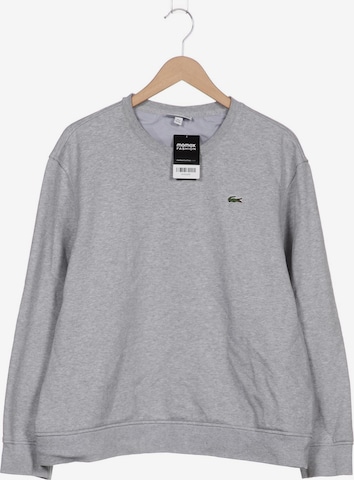 Lacoste Sport Sweatshirt & Zip-Up Hoodie in XXXL in Grey: front