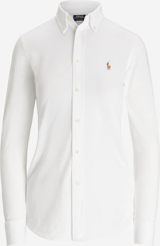 Polo Ralph Lauren - Blusa 'Heidi' en blanco: frente