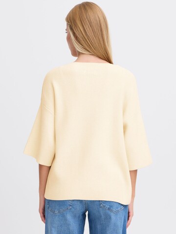 ICHI - Jersey 'Boston' en beige