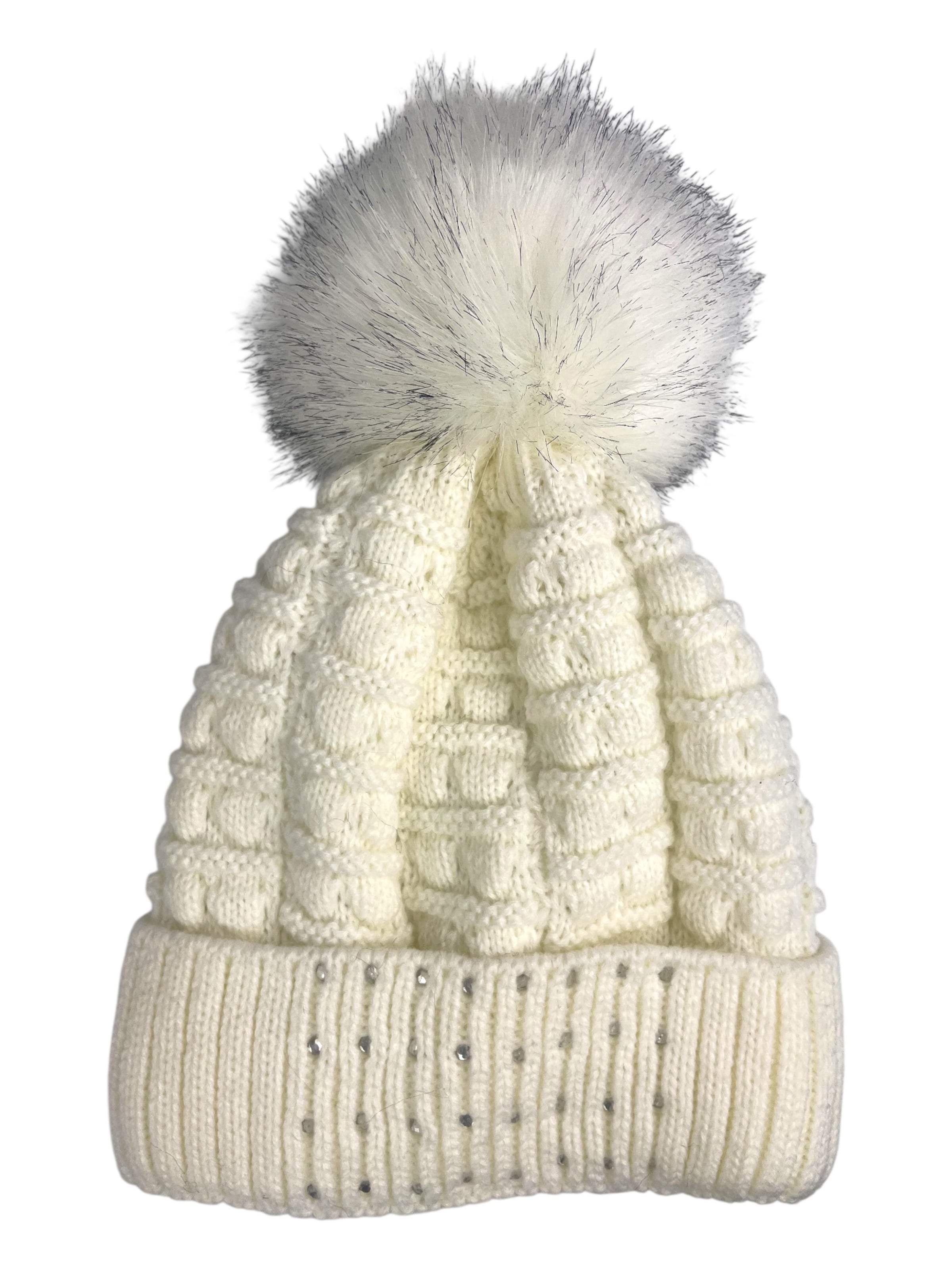 Kumixi Beanie in White: front