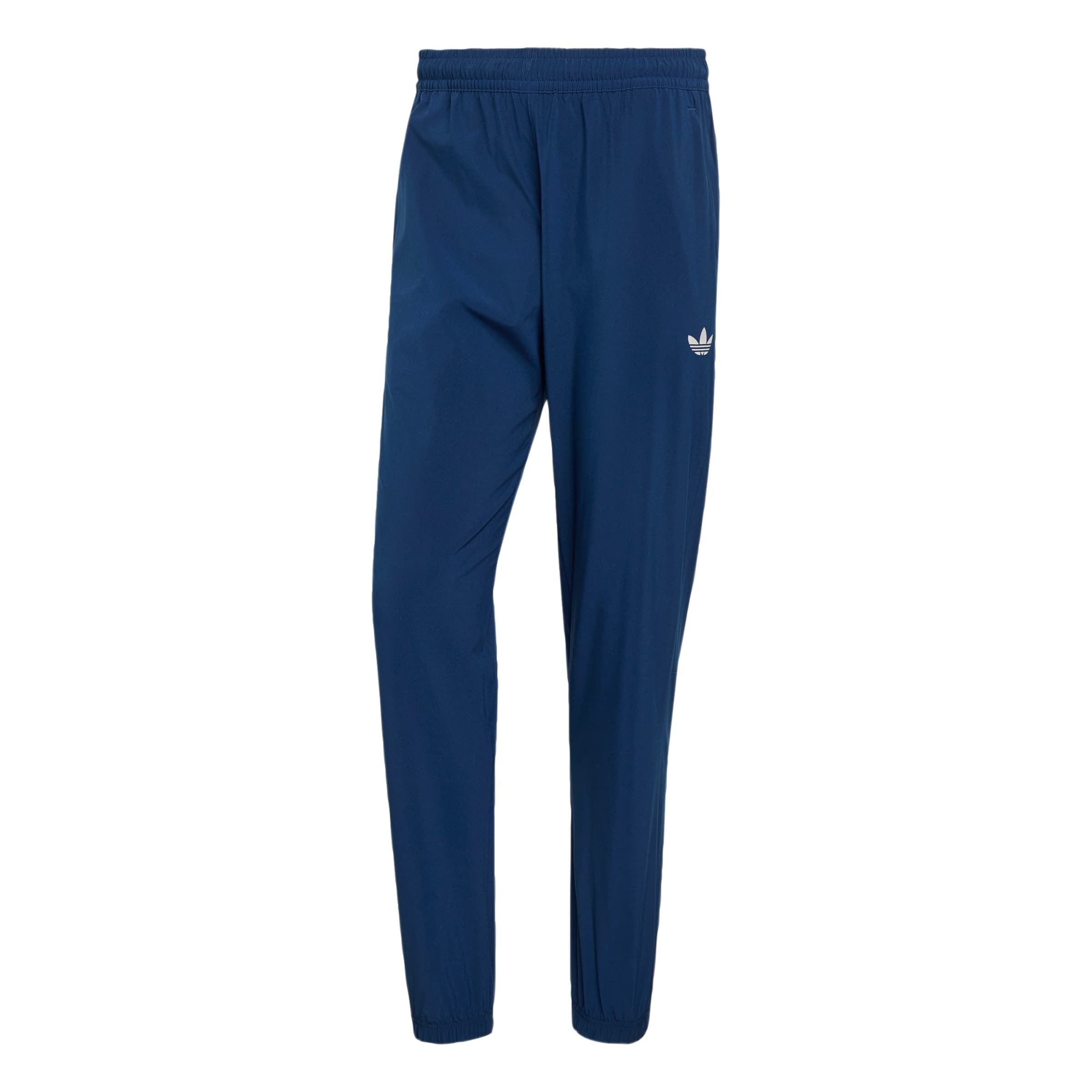 ADIDAS ORIGINALS Tapered Broek 'Trefoil Essentials' in Blauw: voorkant