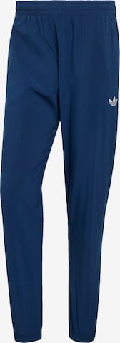 Effilé Pantalon 'Trefoil Essentials' ADIDAS ORIGINALS en bleu : devant