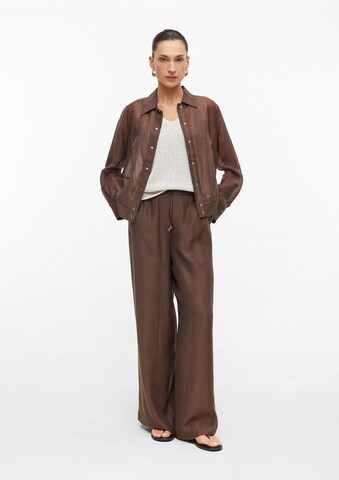 Wide Leg Pantalon s.Oliver en marron
