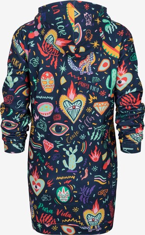 Robe oversize 'Colorful Mexico' Mr. Gugu & Miss Go en bleu