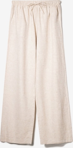Pantalon Bershka en beige : devant