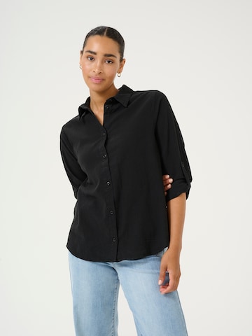 Kaffe - Blusa 'KA Naya' en negro: frente