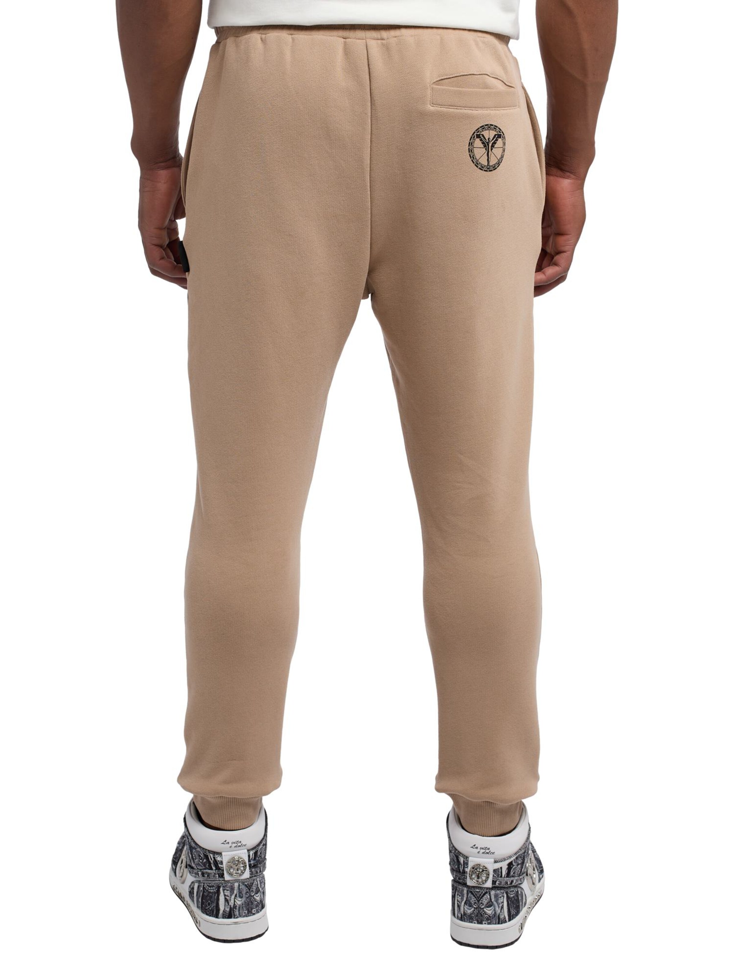 Carlo Colucci Tapered Hose 'De Salvo' in Beige